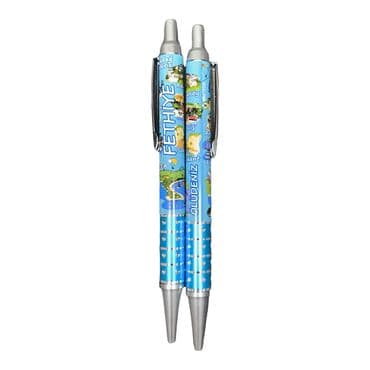 Wholesale Fethiye Themed Click Ballpoint Pen - Standart - 2