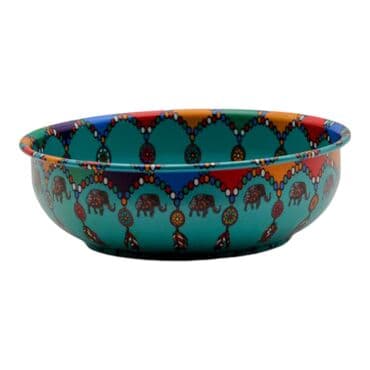 Wholesale Elephant Themed Metal Bowl 95 mm - Standart - 3
