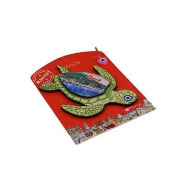 Wholesale Göcek Themed Myros Carded UV Wooden Refrigerator Magnet - Standart - 2