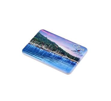 Wholesale Göcek Themed Myros UV Refrigerator Magnet 80x50 mm - 9