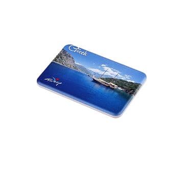 Wholesale Göcek Themed Myros UV Refrigerator Magnet 80x50 mm - 13