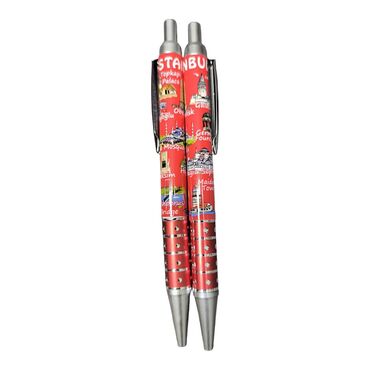 Wholesale Istanbul Themed Click Ballpoint Pen - Standart - 2