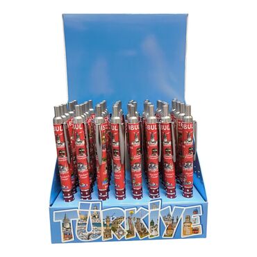 Wholesale Istanbul Themed Click Ballpoint Pen - Standart - 5