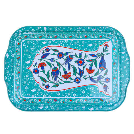 Toptan İstanbul Temalı Tepsi Çift Yön Baskılı 23*30 CM - 2