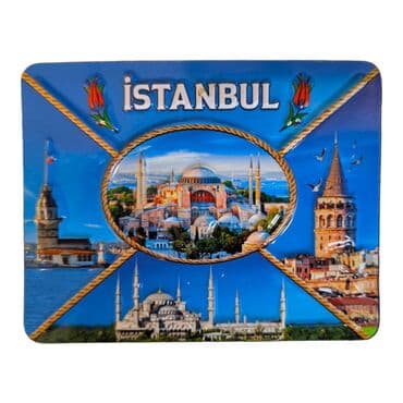 Wholesale Istanbul Themed Embossed PVC Refrigerator Magnet 70x90 mm - 2