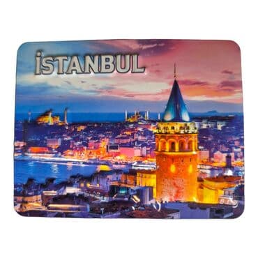 Wholesale Istanbul Themed Embossed PVC Refrigerator Magnet 70x90 mm - 4