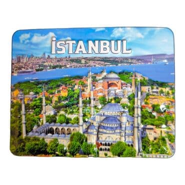 Wholesale Istanbul Themed Embossed PVC Refrigerator Magnet 70x90 mm - 9