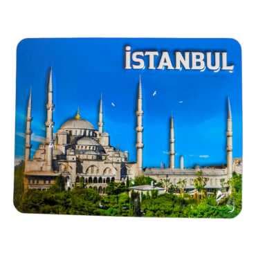 Wholesale Istanbul Themed Embossed PVC Refrigerator Magnet 70x90 mm - 6