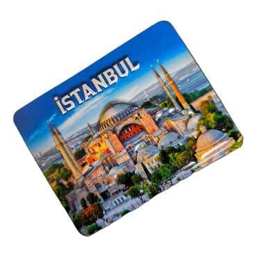 Wholesale Istanbul Themed Embossed PVC Refrigerator Magnet 70x90 mm - 11