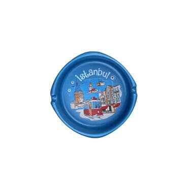 Wholesale Istanbul Themed Large Ashtray 100x40 mm - 7