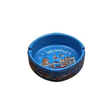 Wholesale Istanbul Themed Large Ashtray 100x40 mm - 3