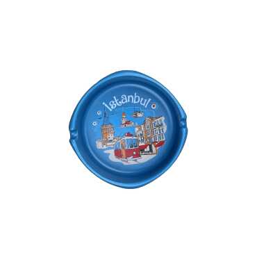 Wholesale Istanbul Themed Large Ashtray 100x40 mm - 8