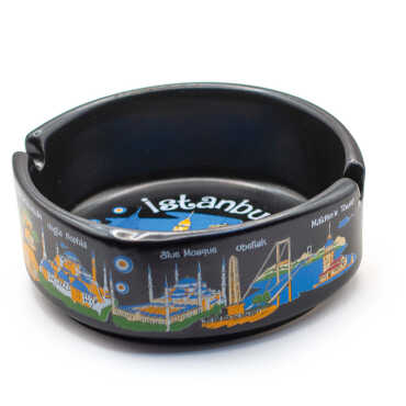 Wholesale Istanbul Themed Large Ashtray 100x40 mm - 4