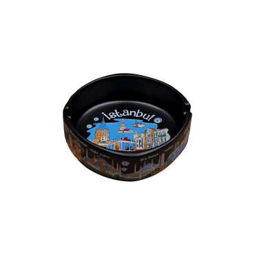 Wholesale Istanbul Themed Large Ashtray 100x40 mm - 9