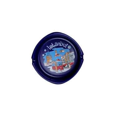 Wholesale Istanbul Themed Large Ashtray 100x40 mm - 10