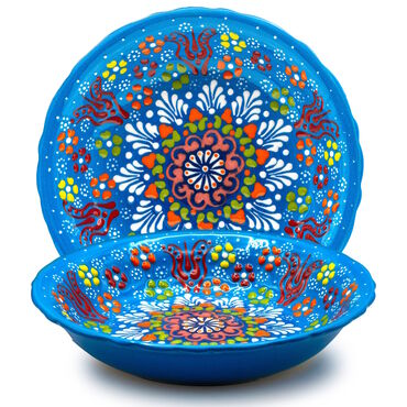 Toptan Kabartma 17 Cm Yemek Tabağı - 1