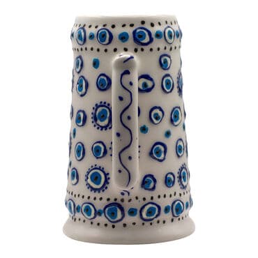 Wholesale Embossed Nazar Beer Glass 165 MM - 2