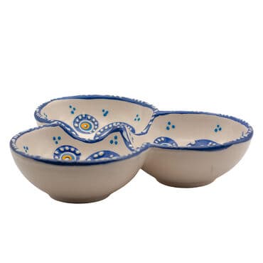 Wholesale Embossed Evil Eye Round Snack Bowl 21 cm - 3