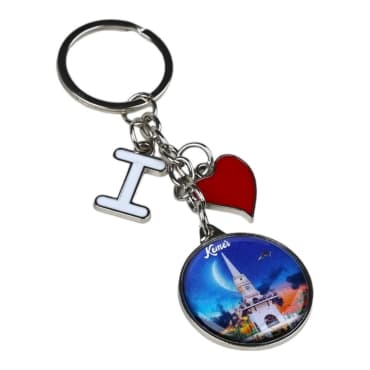 Toptan Kemer Temalı I Love Anahtarlık - 4