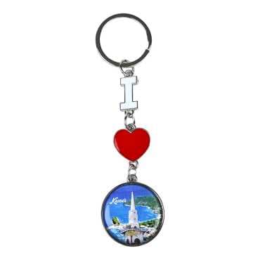 Toptan Kemer Temalı I Love Anahtarlık - 3