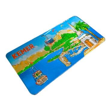 Wholesale Kemer Themed Metallic Refrigerator Magnet 50x100 mm - 7