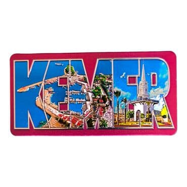 Wholesale Kemer Themed Metallic Refrigerator Magnet 50x100 mm - 5