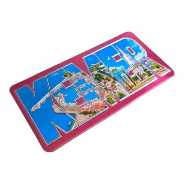Wholesale Kemer Themed Metallic Refrigerator Magnet 50x100 mm - 10