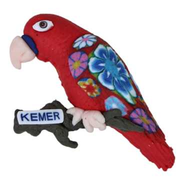 Wholesale Parrot Fimo Refrigerator Magnet with Kemer Themed - 6
