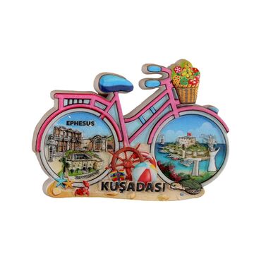 Wholesale Kuşadası Region Themed Polyester Refrigerator Magnet