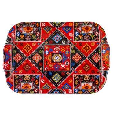 Wholesale Mandala Themed Double Sided Printed Tray 23x30 CM - 5