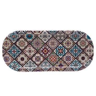 Wholesale Mandala Themed Oval Tray - 10