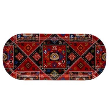 Wholesale Mandala Themed Oval Tray - 11