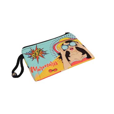 Toptan Marmaris Temalı Makyaj Çantasi - 18