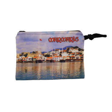 Toptan Marmaris Temalı Makyaj Çantasi - 8