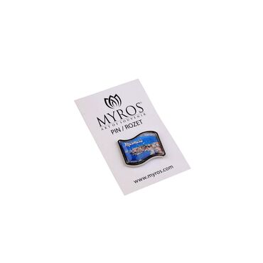 Wholesale Marmaris Themed Myros Flag Pin 25*20 mm - 7