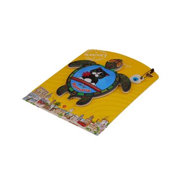 Wholesale Marmaris Themed Myros Carded UV Printed Wooden Refrigerator Magnet - 24
