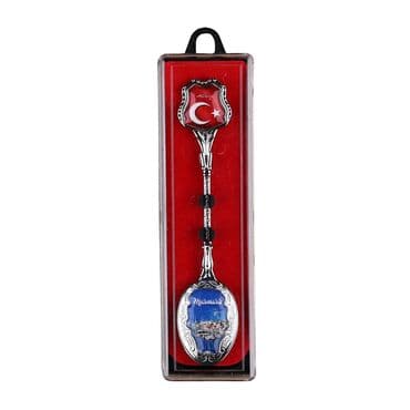 Wholesale Marmaris Themed Myros Metal Tea Spoon 25*130 mm
