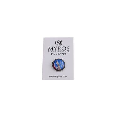Wholesale Marmaris Themed Myros Round Badge 18 mm - 3