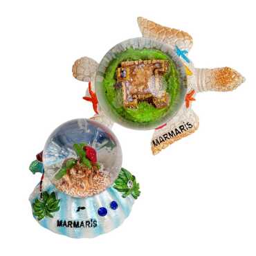 Toptan Marmaris Temalı Polyester Suluküre 45 Mm - 2