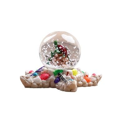 Wholesale Marmaris Themed Polyester Snow Globe 45 mm