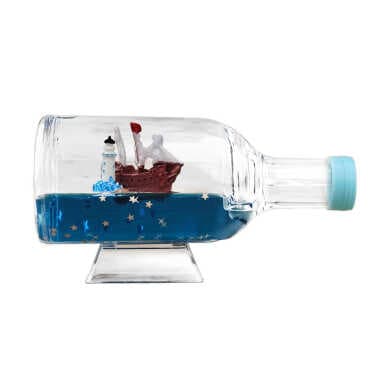 Wholesale Blue Liquid Acrylic Bottle - 5