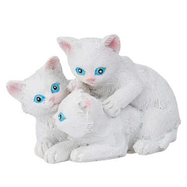 Toptan Mi̇ni̇ Anali Kizli Polyester Kedi̇ (4 Adet)
