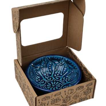 Wholesale Myros 13 cm Embossed Bowl Boxed - 8