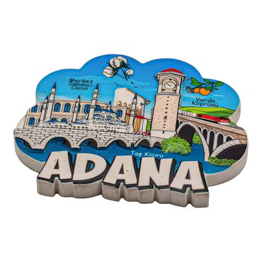 Toptan Myros Adana Temalı Yöresel Polyester Magnet - 2