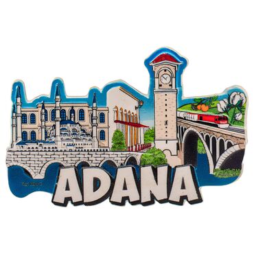 Toptan Myros Adana Temalı Yöresel Polyester Magnet - 3