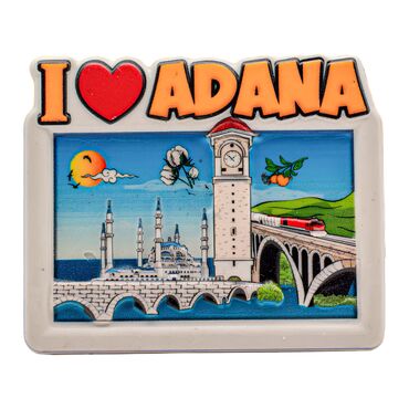 Toptan Myros Adana Temalı Yöresel Polyester Magnet - 6