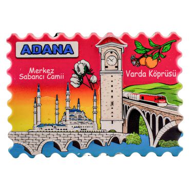 Toptan Myros Adana Temalı Yöresel Polyester Magnet - 8