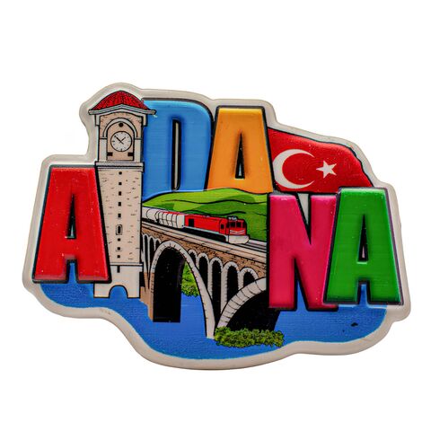 Toptan Myros Adana Temalı Yöresel Polyester Magnet - 10