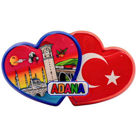 Toptan Myros Adana Temalı Yöresel Polyester Magnet - 12