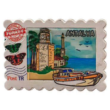 Wholesale Myros Antalya Themed Traditional Polyester Refrigerator Magnet